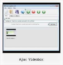 youtube vimeo video playlist creator ajax videobox
