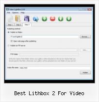 swf video lightbox best lithbox 2 for video