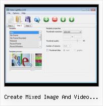 flv video in lightbox create mixed image and video gallery