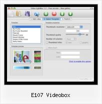 lightbox multiple video with thumbnail e107 videobox