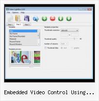 mootools para videos embedded video control using jquery