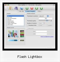 realizzare gallerie video in html flash lightbox