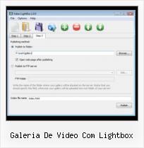 serving youtube video as pop up galeria de video com lightbox
