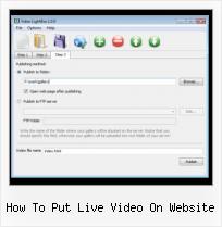 videobox para vimeo how to put live video on website