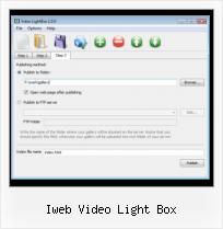 iphone html video onclick iweb video light box