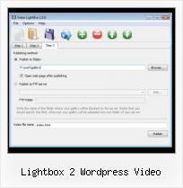 lightbox to display video content lightbox 2 wordpress video