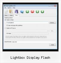 scary pop up video clips lightbox display flash