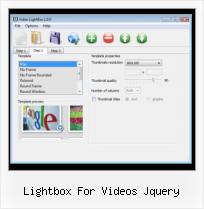 javascript carousel with embedded video vimeo lightbox for videos jquery