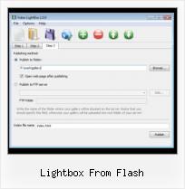 show video on top jquery lightbox from flash