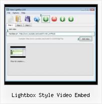 jquery video no frames lightbox style video embed