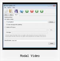youtube video selection script modal video