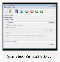 video player h1 open video on load with videolightbox