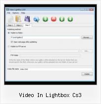 show video in the lightbox video in lightbox cs3