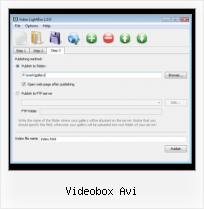 video gallery plugins for flowplayer videobox avi