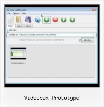 scrollable gallery flowplayer video overlay videobox prototype