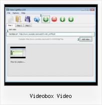 jquery video player php mysql videobox video