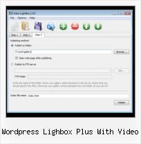 lightbox videobox width height properties wordpress lighbox plus with video