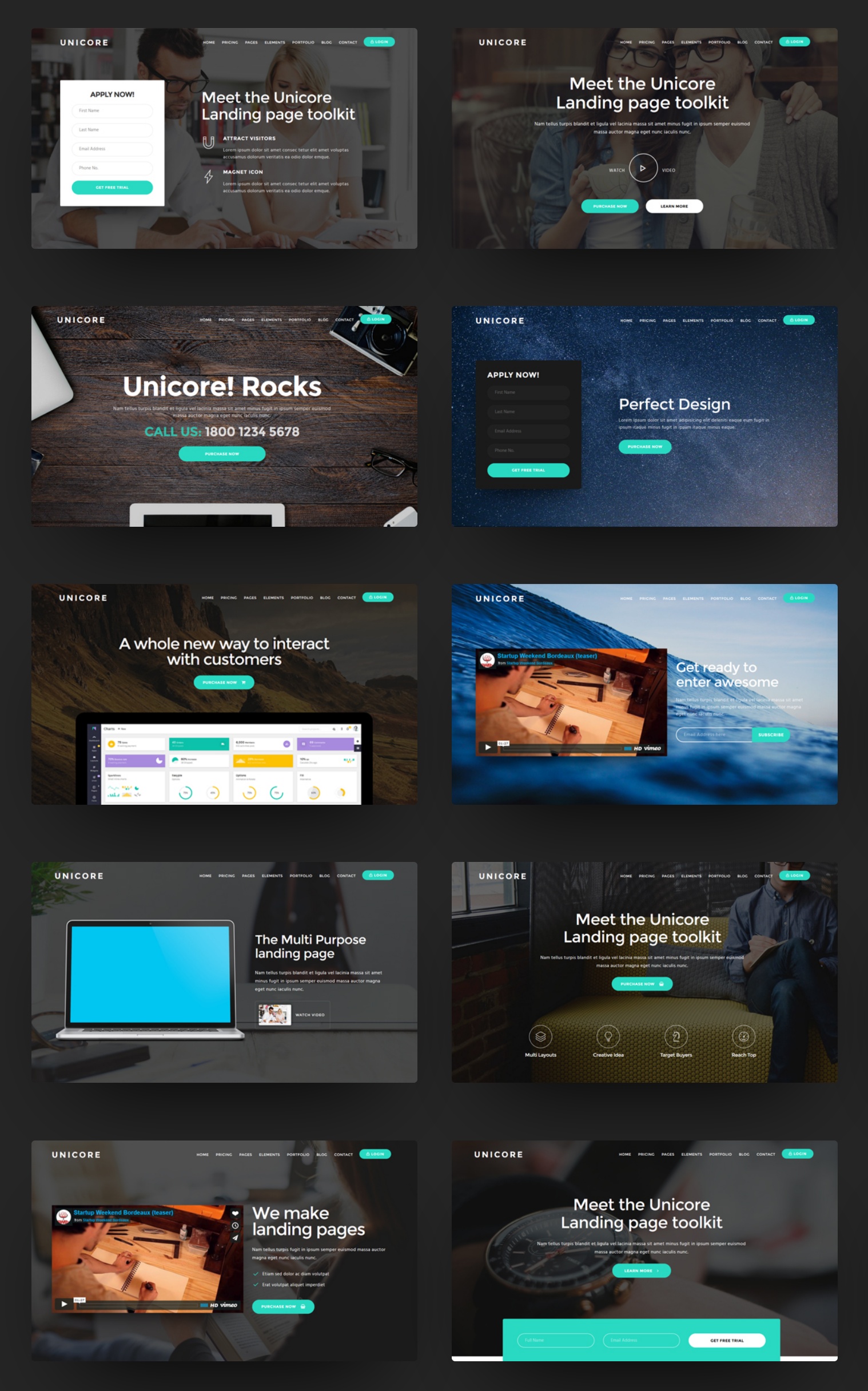 Premium Bootstrap Landing Page Theme 