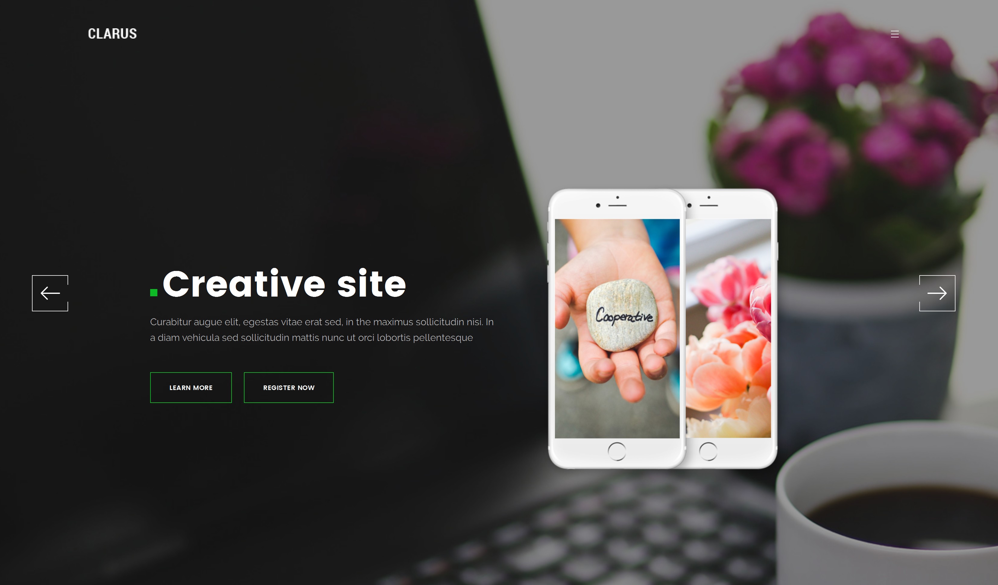 Mobile Bootstrap Minimal Theme