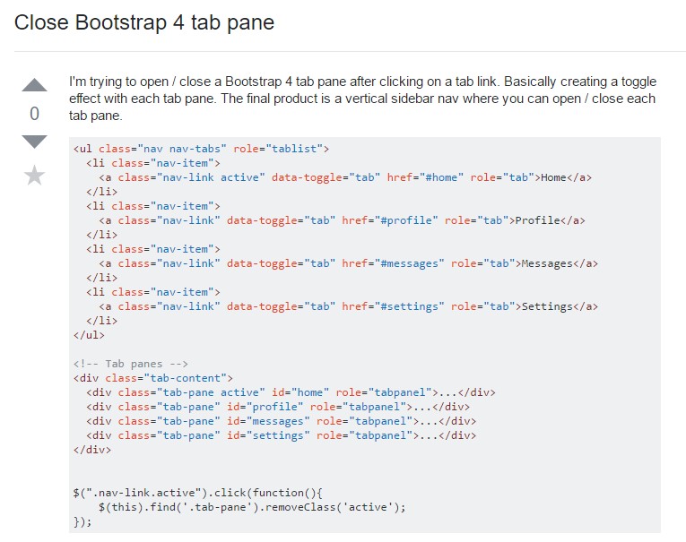  The best ways to  shut off Bootstrap 4 tab pane