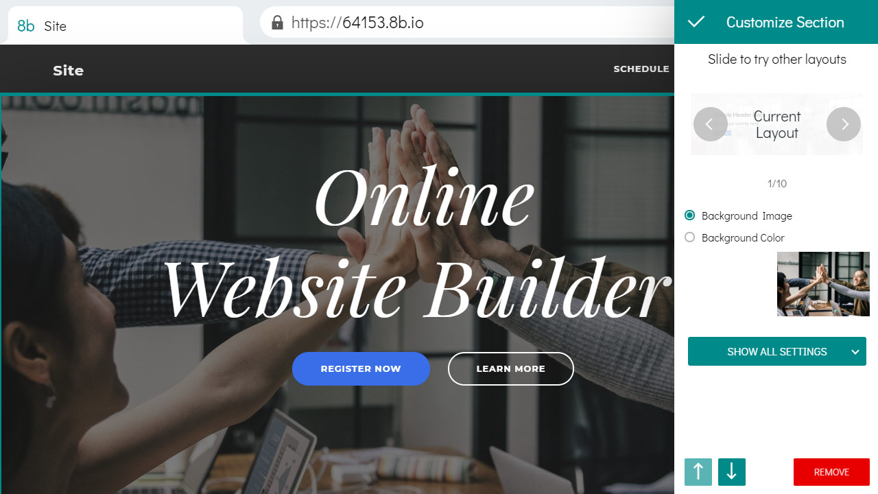 Simple Site Builder