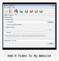 put a video on html add a video to my website