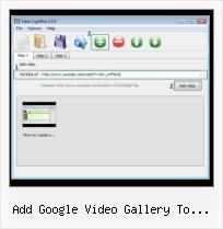 popup with jquery video add google video gallery to website