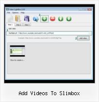 slimbox rapidweaver video add videos to slimbox