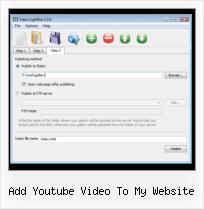 jquery galeria de videos add youtube video to my website