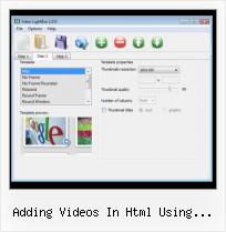 insertar videos en windows live adding videos in html using lightbox