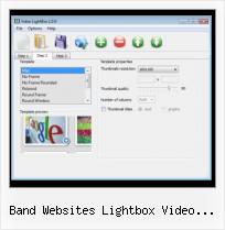 lightbox2 video overlay band websites lightbox video dimensions