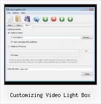 add video clip html customizing video light box