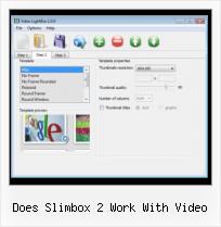 best lightbox video does slimbox 2 work with video