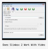 flash video open with facebox code does slimbox 2 work with video