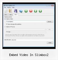 lightbox2 embed flash video embed video in slimbox2