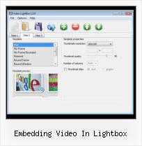 javascript to put video in website embedding video in lightbox