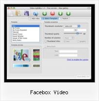 overlay video over my webpage facebox video