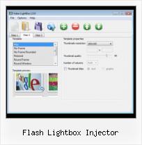 video gallery webpage template flash lightbox injector