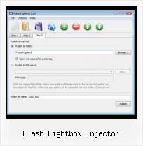 javascript random video gallery flash lightbox injector