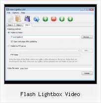 add video to website jquery flash lightbox video