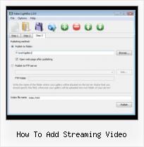 streaming video jquery how to add streaming video