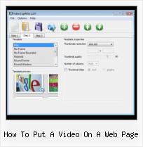 lightbox video with flash btn how to put a video on a web page