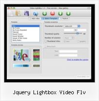 video gallery template streaming jquery lightbox video flv