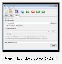 jquery for embed video jquery lightbox video gallery