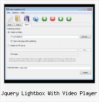 embed video lightbox slimbox jquery lightbox with video player