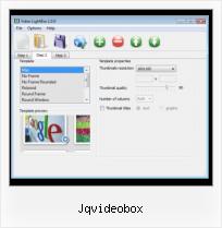 lightbox to display youtube video code jqvideobox