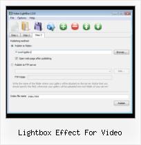 flash video lightbox jquery ajax lightbox effect for video