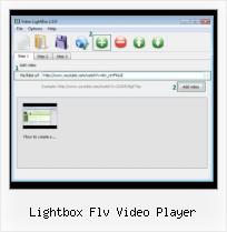 jquery with built in video lightbox flv video player