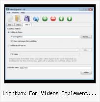 embedding a html5 video in lightbox lightbox for videos implement player controls