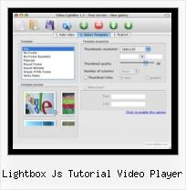 youtube video thumbnail with popup lightbox js tutorial video player